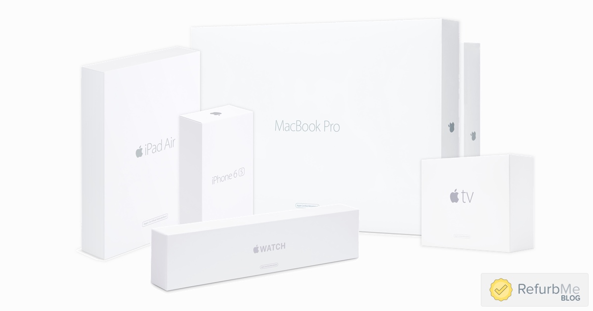 Cajas de productos de Apple