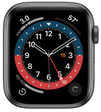 GMT Apple Watch face
