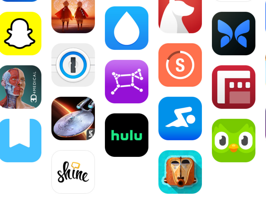 Iconos de apps de iPhone