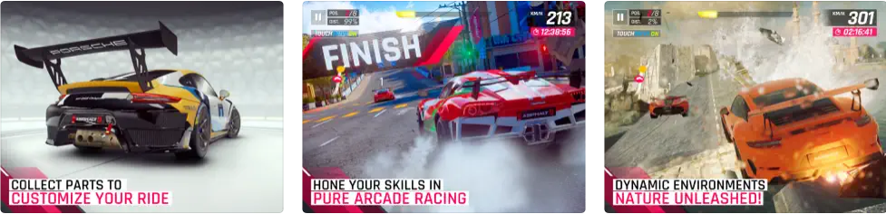 Asphalt 9 iPad game screenshots