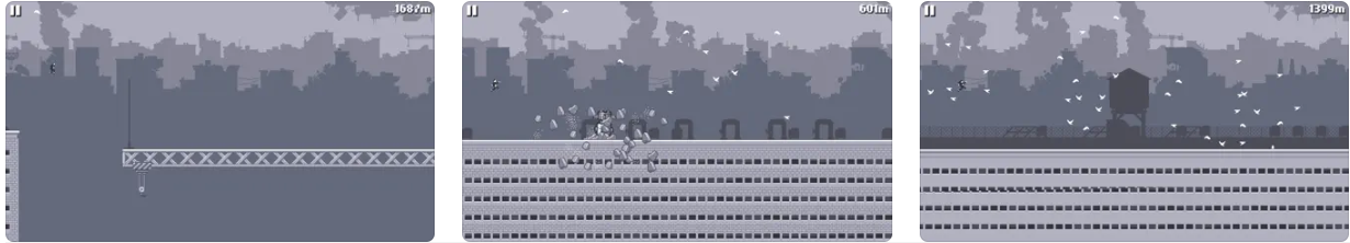 Canabalt iPhone game screenshots