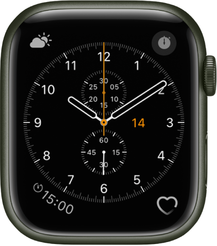 Chronograph Apple Watch face