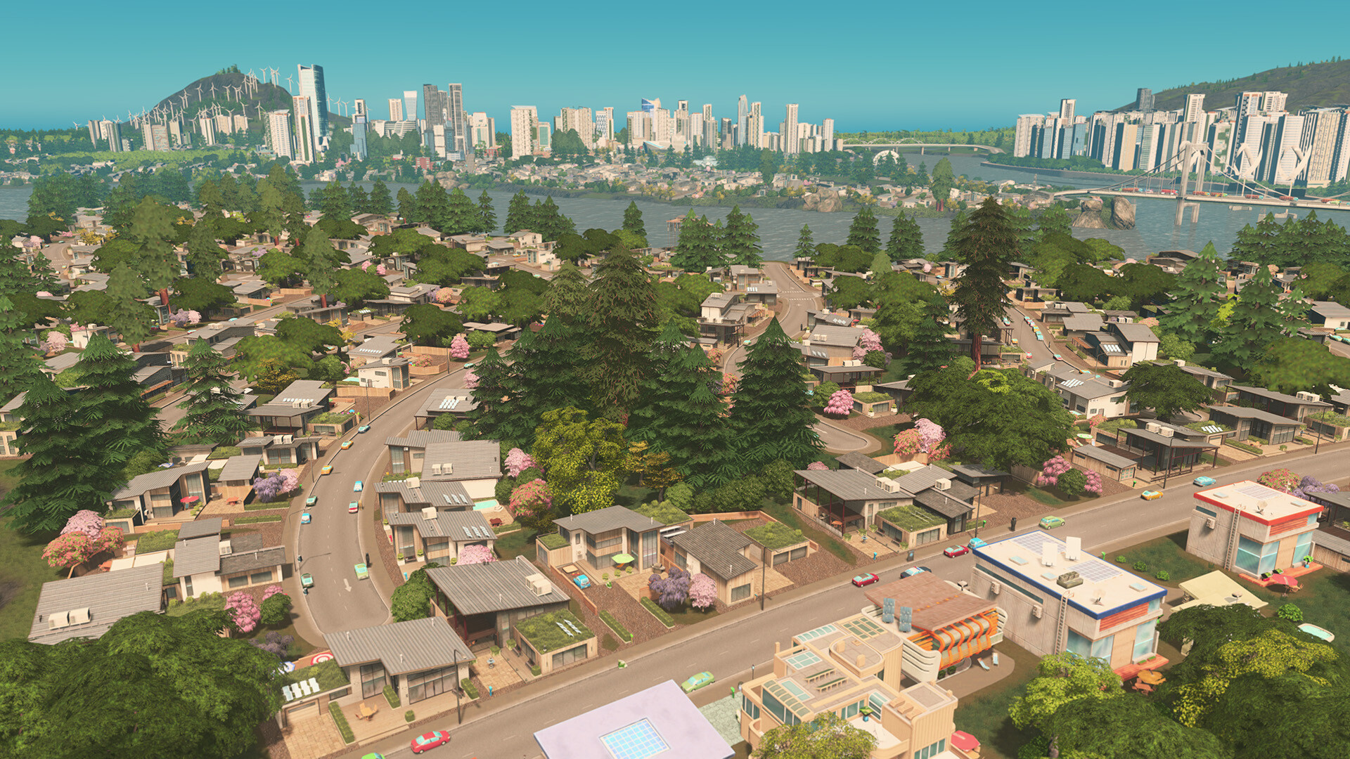 Captura de pantalla del juego Cities Skylines para Mac