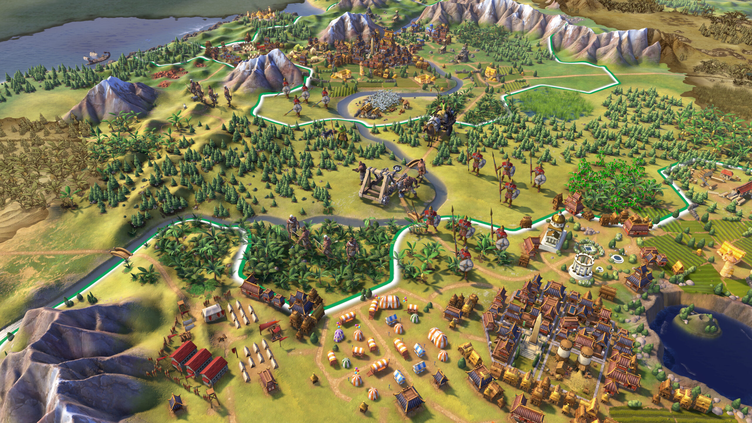 Captura de pantalla del juego Sid Meier's Civilization VI para Mac