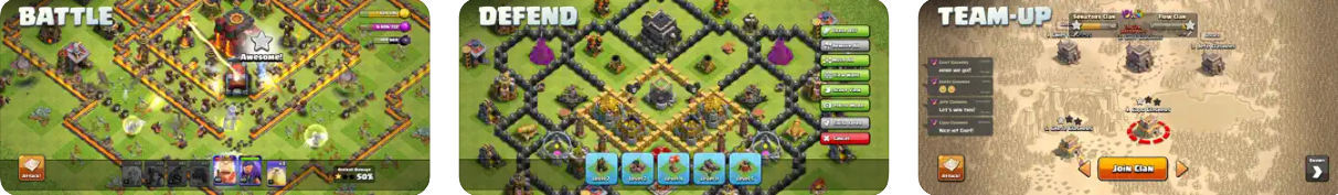 Clash of Clans iPhone game screenshots