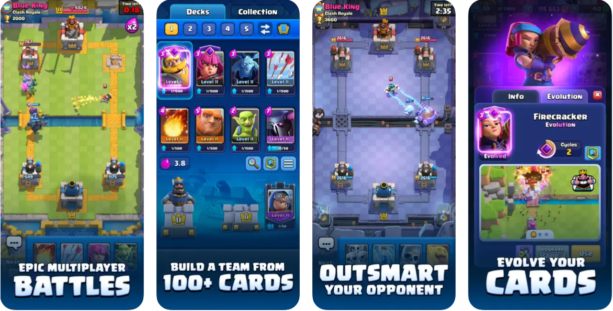 Clash Royale iPhone game screenshots