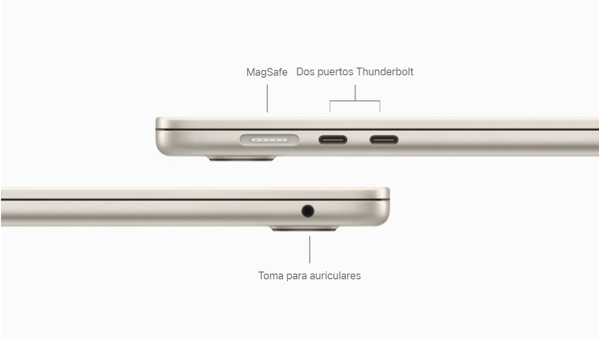 Conectividad del MacBook Air M2