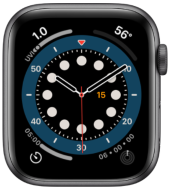 Contador Apple Watch esfera