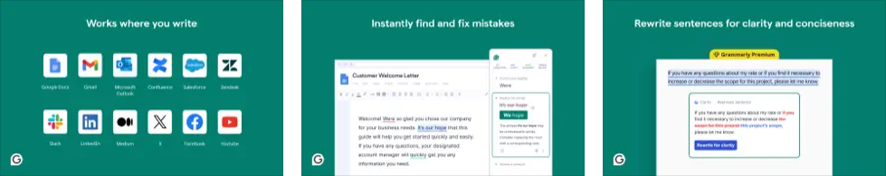 Grammarly for Mac screenshots