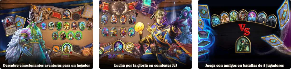 Hearthstone capturas de pantalla del juego para iPad