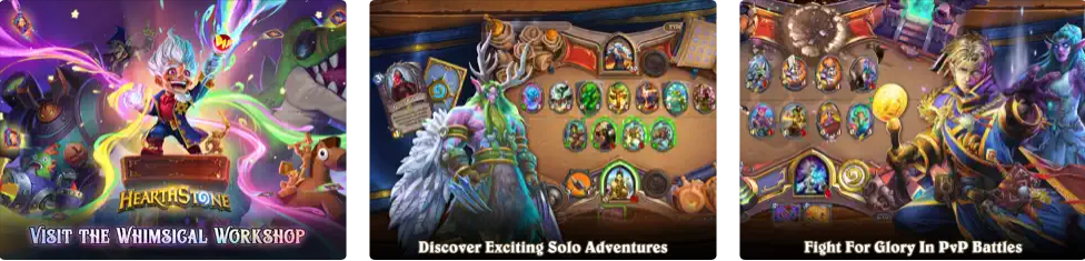 Hearthstone iPad game screenshots