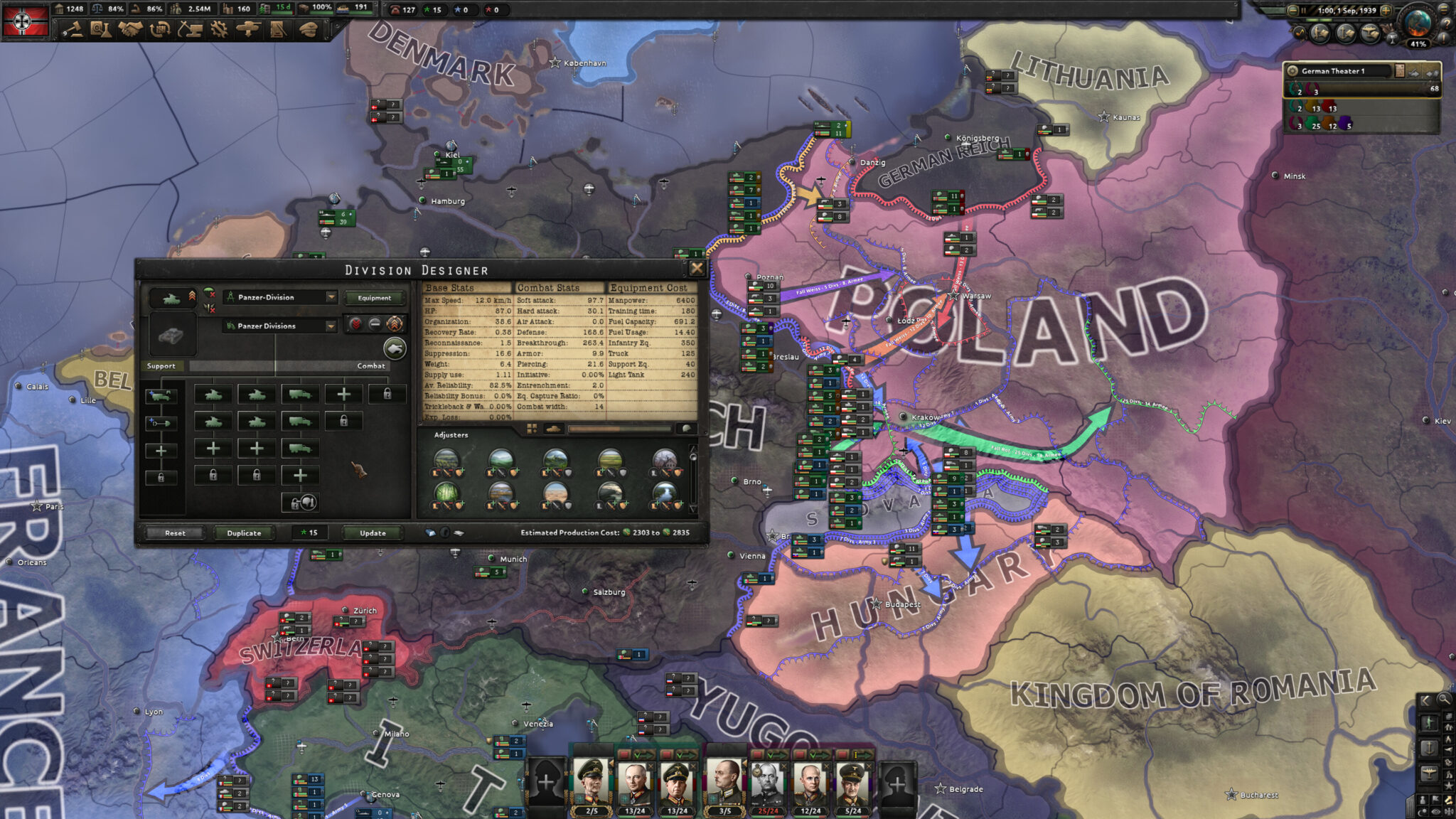 Hearts of Iron IV Mac game screenshot