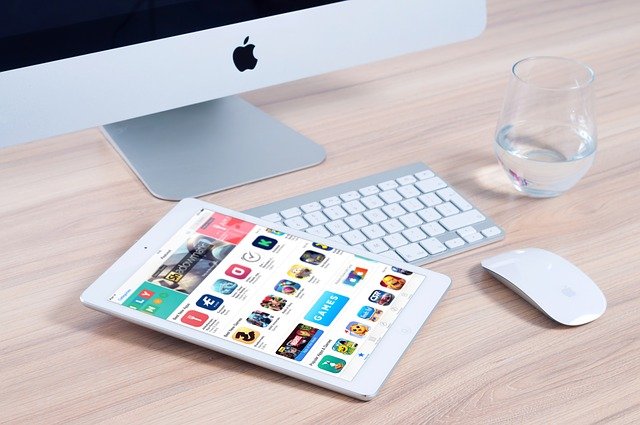 iPad and iMac on a table