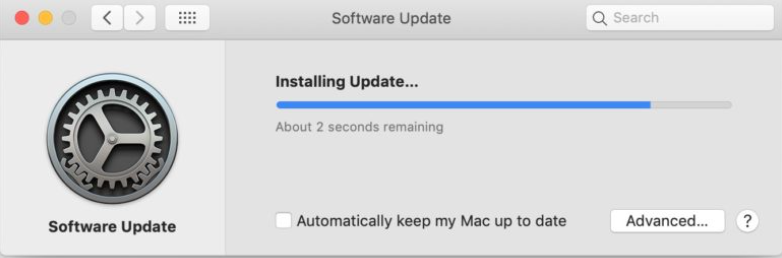 macOS software update