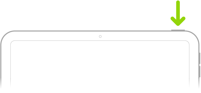 iPad power button