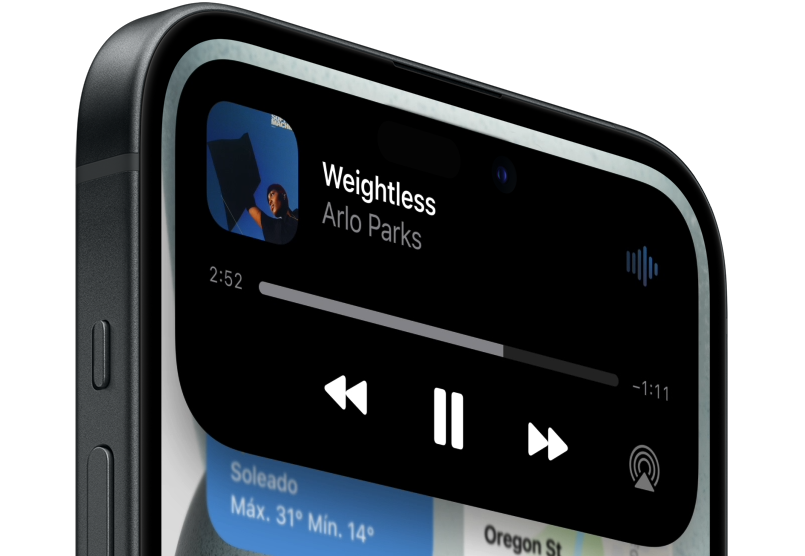 Isla Dinámica del iPhone 15