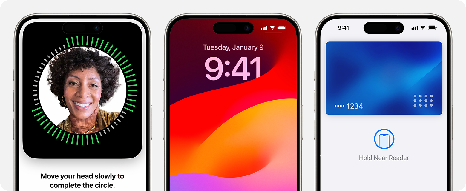 Unlocking iPhone with Face ID