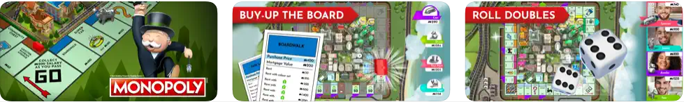 Monopoly iPhone game screenshots