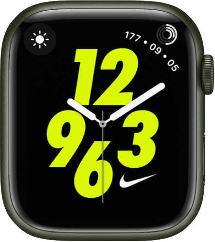 Nike Analog Apple Watch face