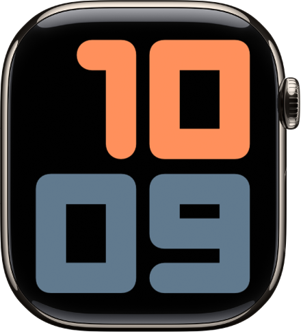 Numerals Duo Apple Watch face