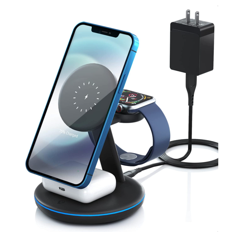 PEXXUS 3-in-1 Magnetic Wireless Charger