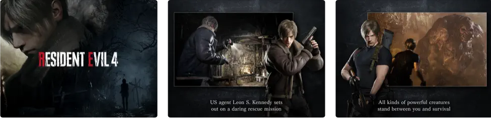 Resident Evil 4 iPad game screenshots