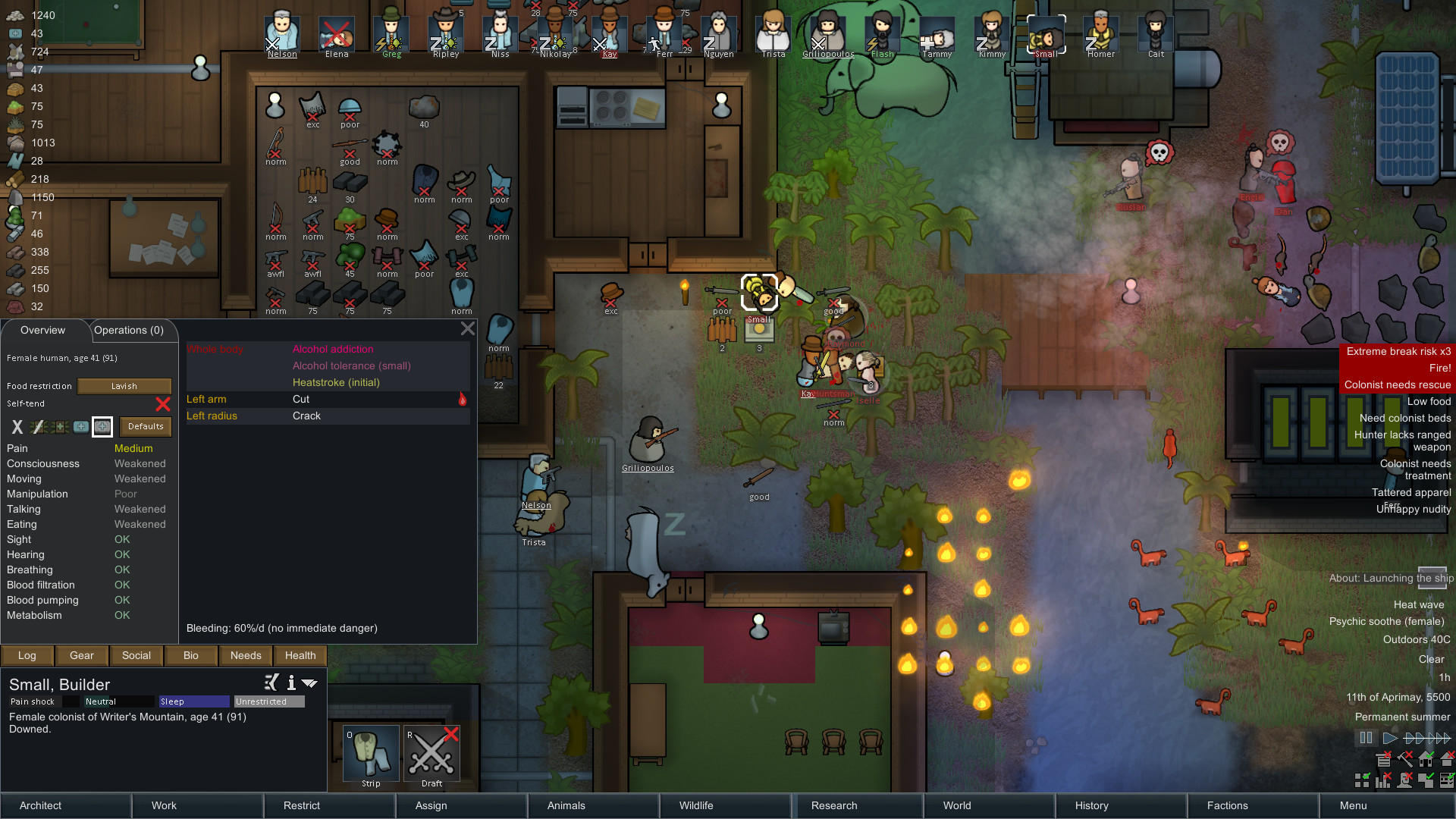 RimWorld Mac game screenshot