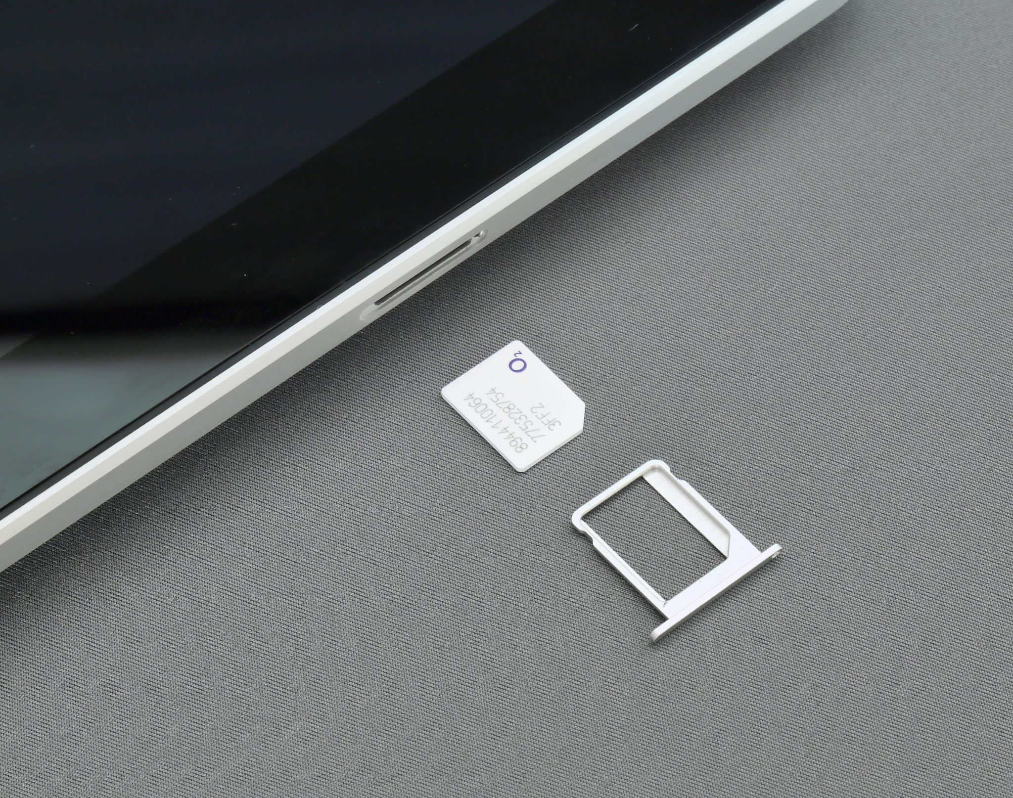 White SIM card