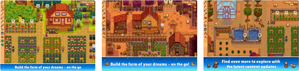 Stardew Valley iPad game screenshots