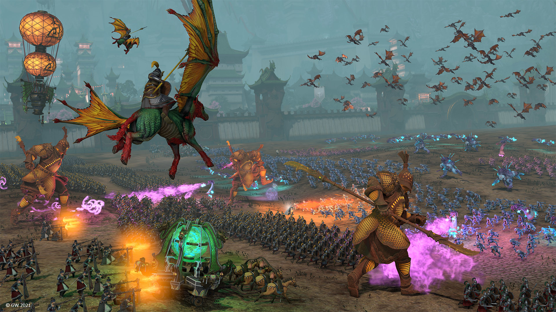 Captura de pantalla del juego Total War: WARHAMMER III para Mac