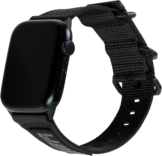 Black Urban Armor Gear UAG Strap for the Apple Watch