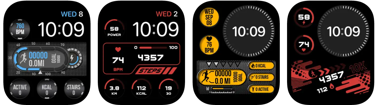 Capturas de pantalla de la app Watch Faces 100,000 WatchMaker