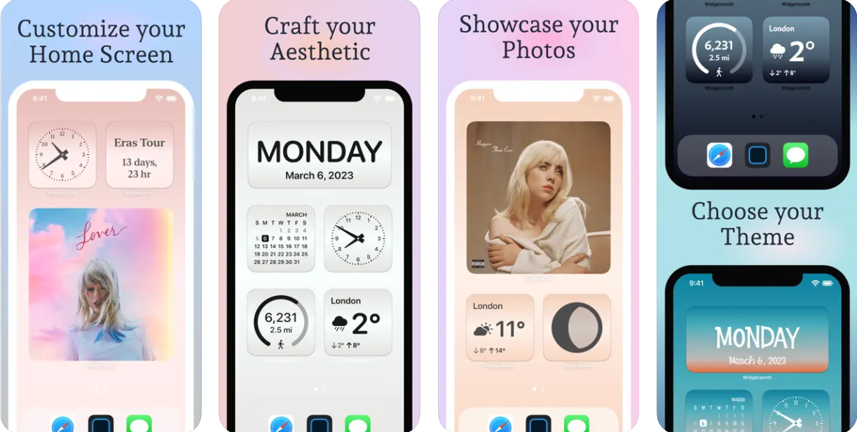 Widgetsmith app screenshots